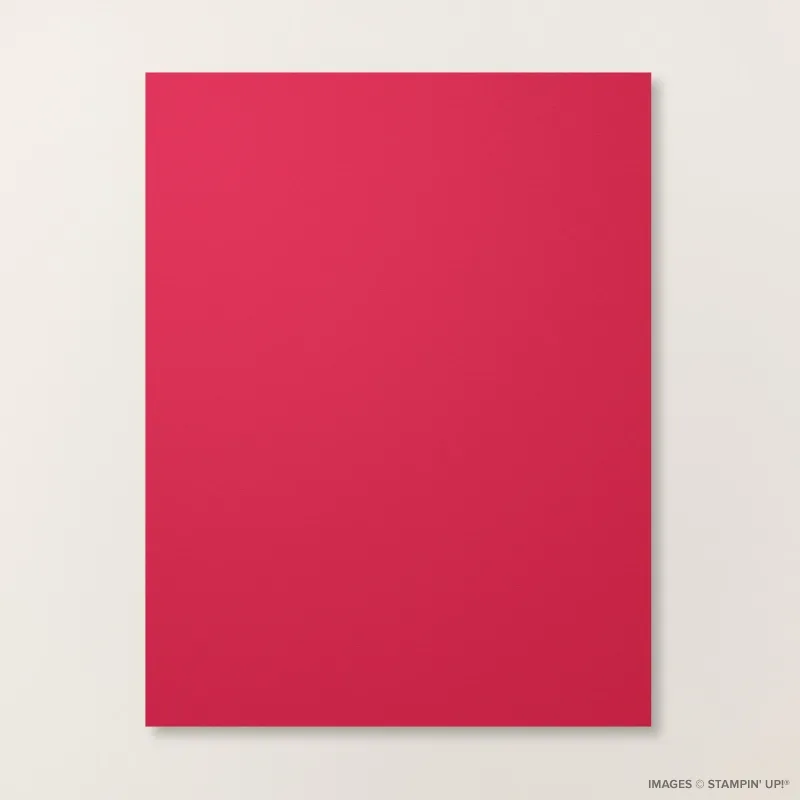 Real Red 8 1/2" x 11" Cardstock