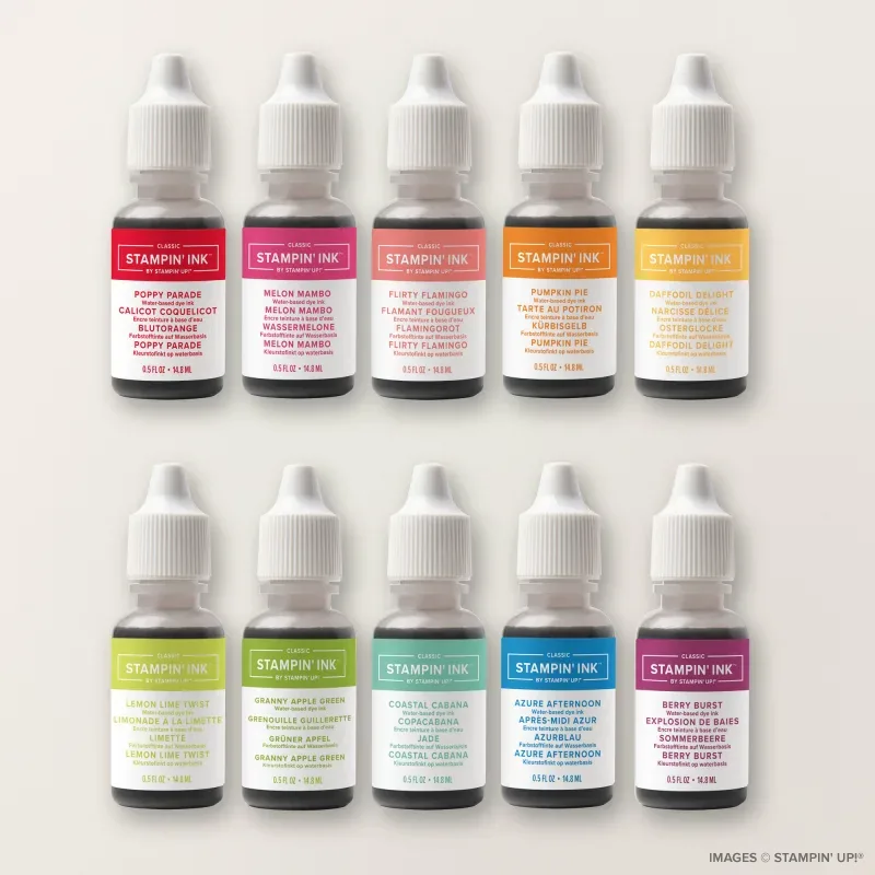 Brights Classic Stampin' Ink Refill Bundle