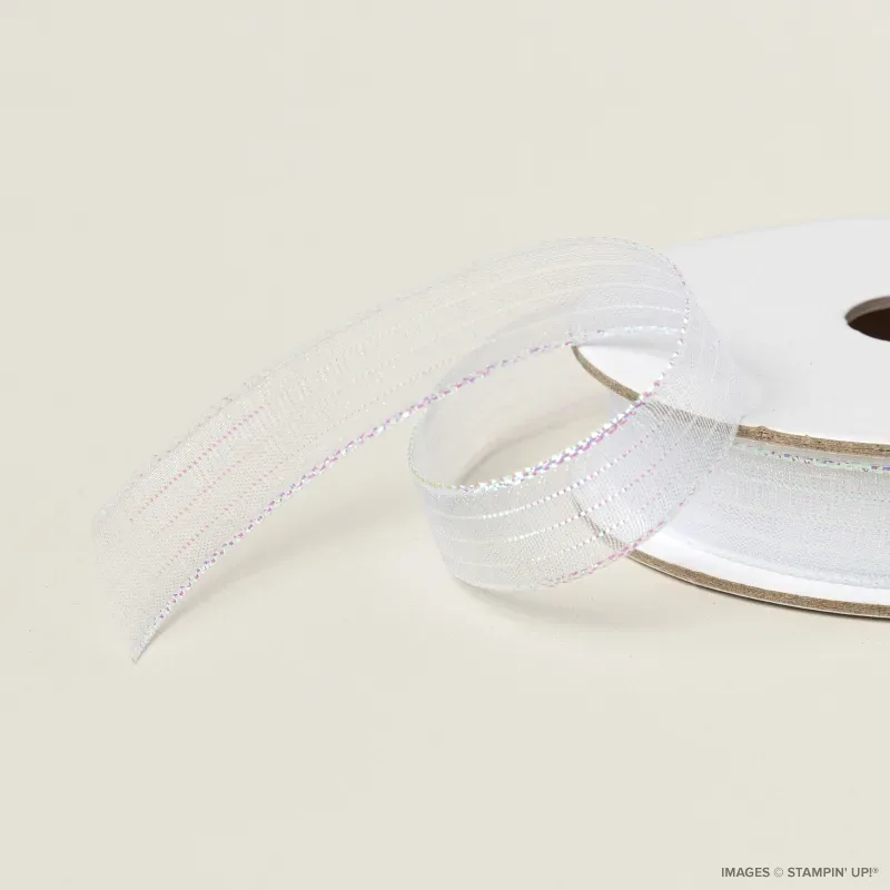 Iridescent 1/2" (1.3 Cm) Striped Trim