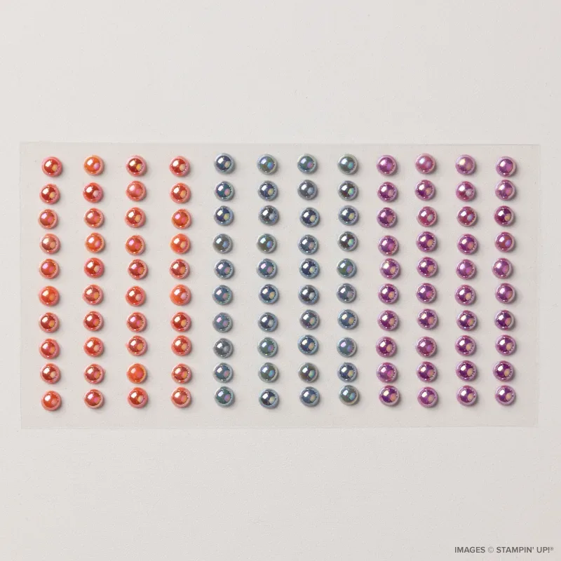 Adhesive-Backed Pearl Trio