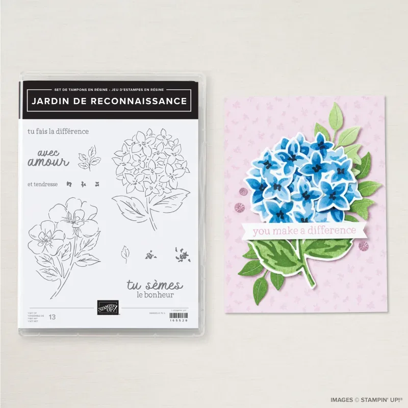 Jardin De Reconnaissance Photopolymer Stamp Set (French)