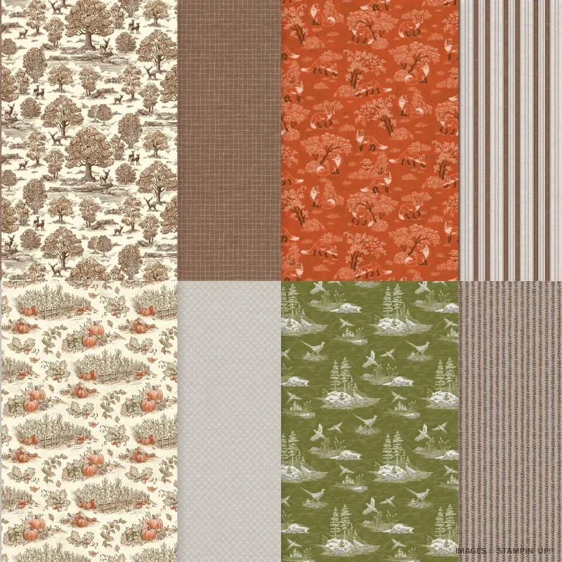 Autumn Toile 12" X 12" (30.5 X 30.5 Cm) Designer Series Paper