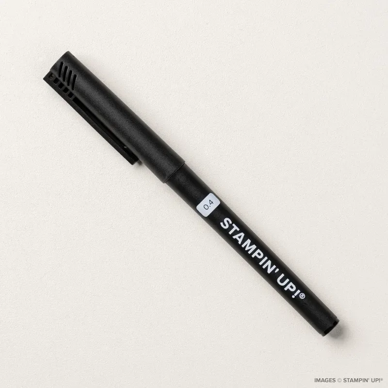 Black Stampin' Journaling Pens