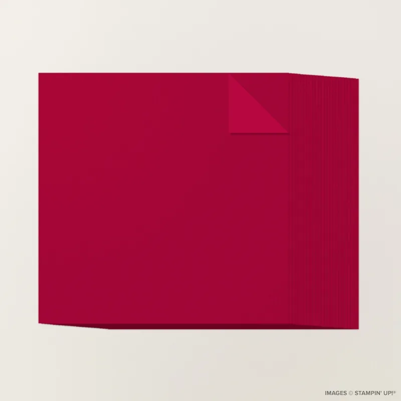 Cherry Cobbler 12" x 12" Two-Tone Cardstock