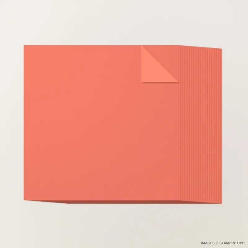 Calypso Coral 12" x 12" Two-Tone Cardstock