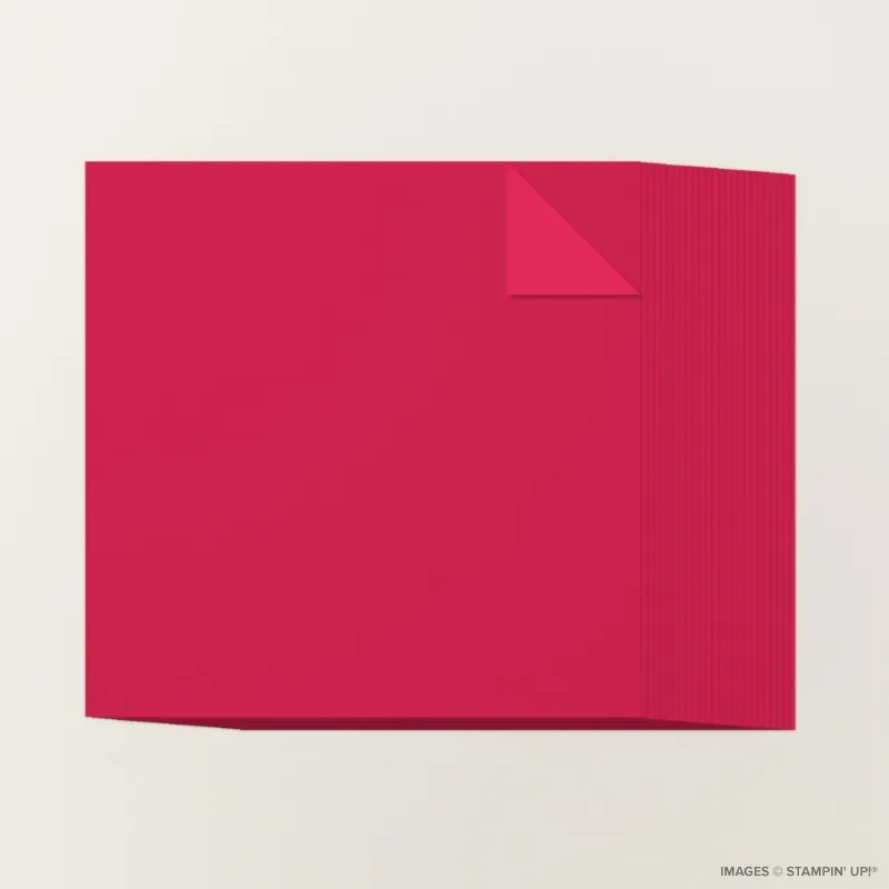 Real Red 12" x 12" Two-Tone Cardstock