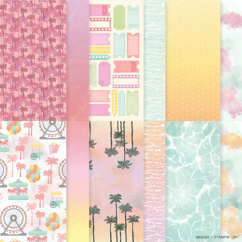 Beach Boardwalk 12" x 12" Designer Series Paper