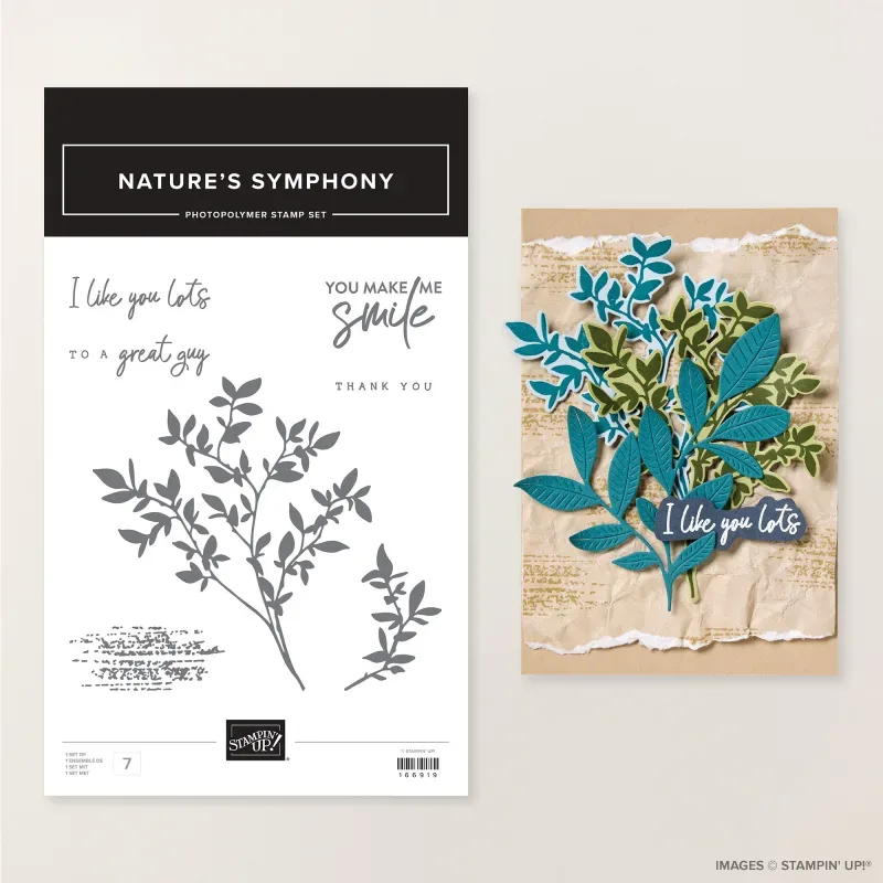 Nature's Symphony Photopolymer Stamp Set (English)