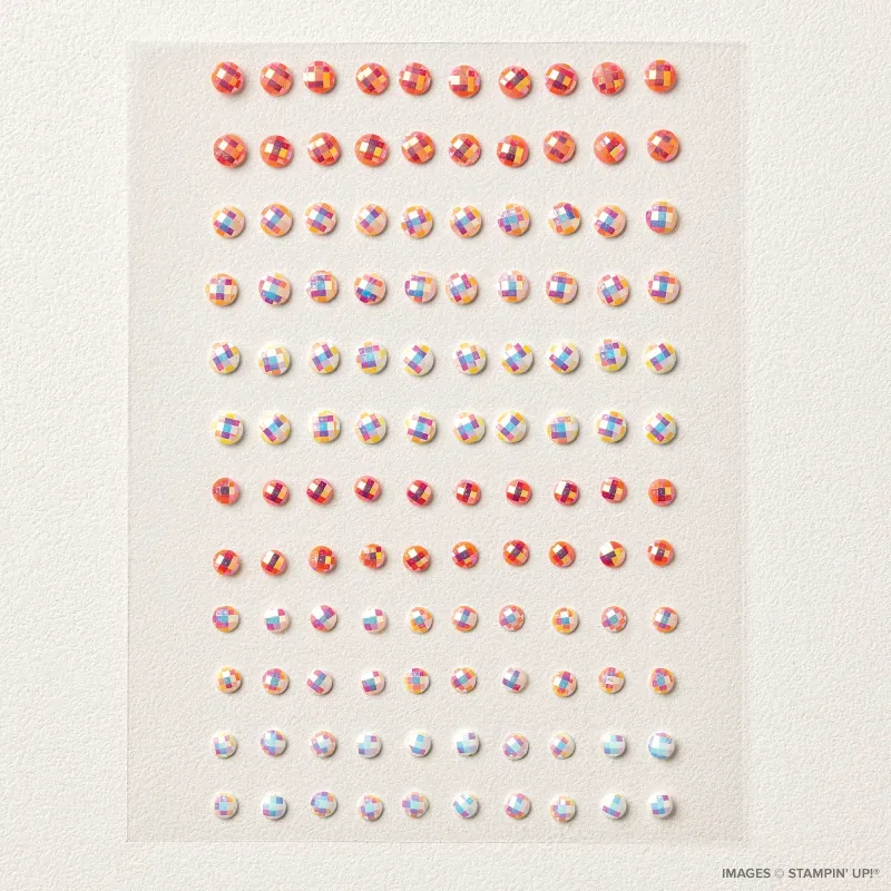 Pearlized Faceted Circles