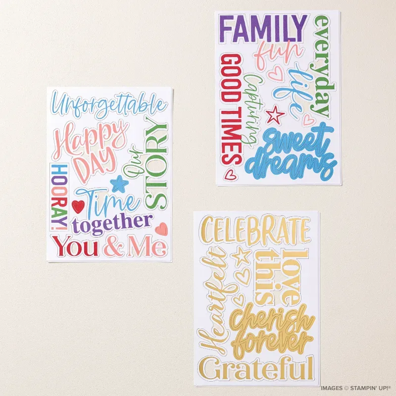 Unforgettable Times Mix & Match Specialty Ephemera Pack (English)