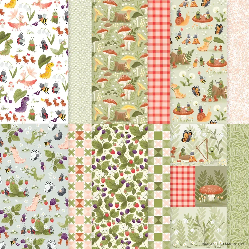 Cute as a Bug 12" x 12" Designer Series Paper