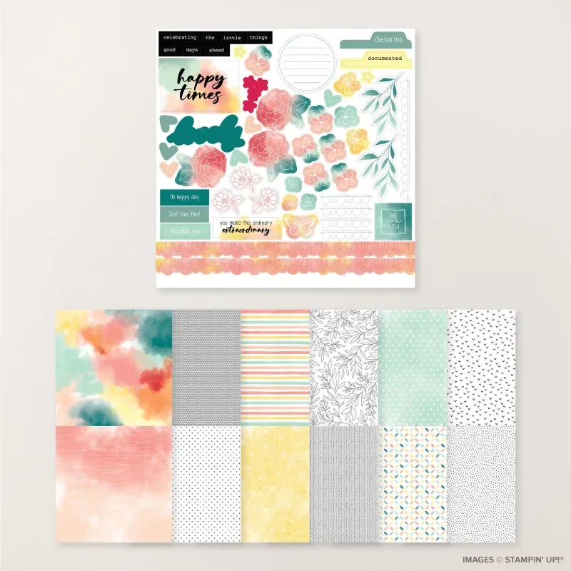 Beautiful Ordinary Life Designer Series Paper & Sticker Sheet (English)