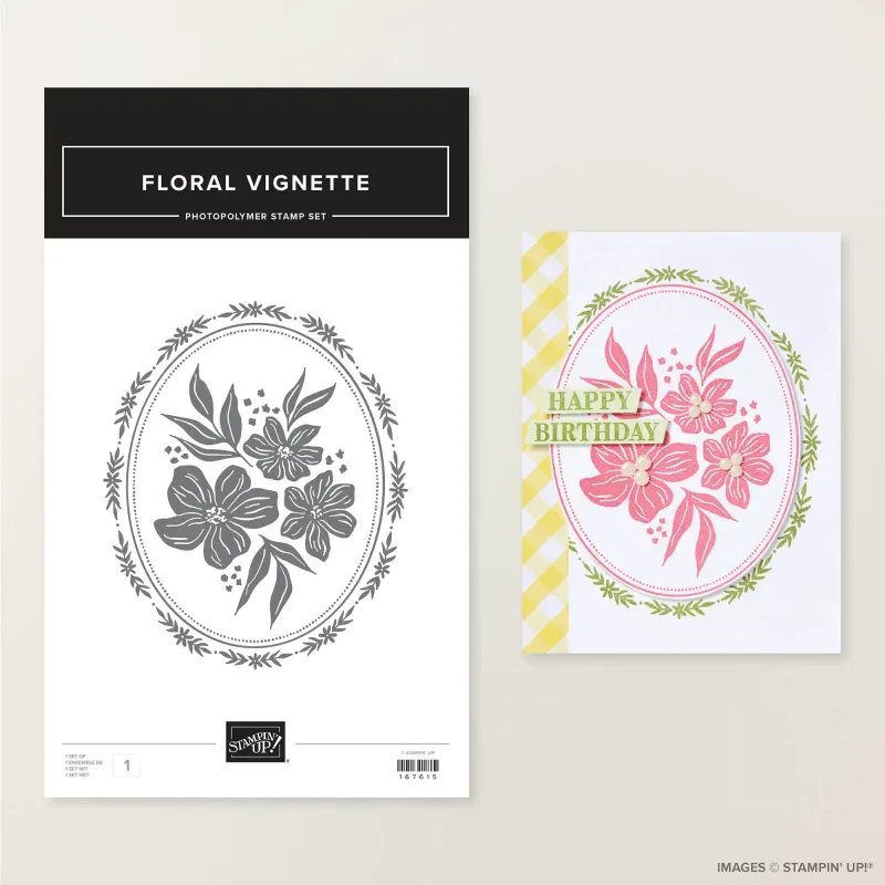 Floral Vignette Photopolymer Stamp Set