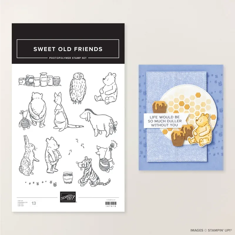 Sweet Old Friends Photopolymer Stamp Set