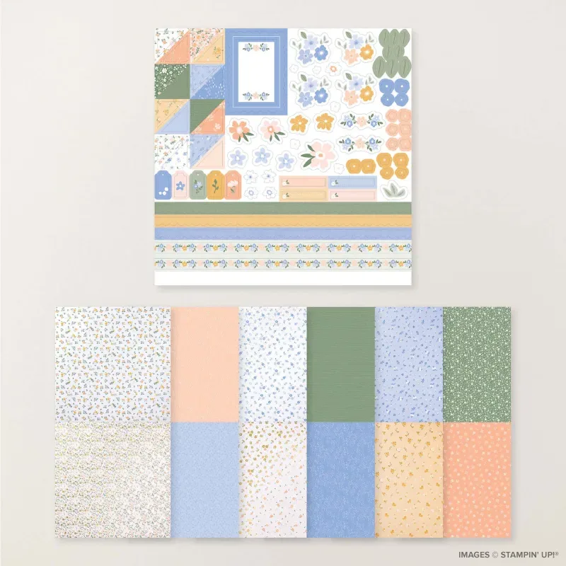 Bloom Boutique Specialty Designer Series Paper & Sticker Sheet (English)