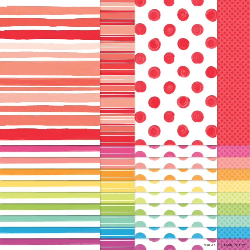 Brights Painted Patterns 12" x 12" Designer Series Paper