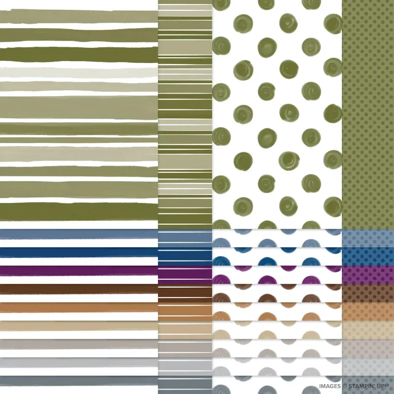 Neutrals Painted Patterns 12" x 12" Designer Series Paper