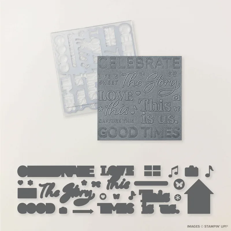 Story Keeping Hybrid Embossing Folder (English)