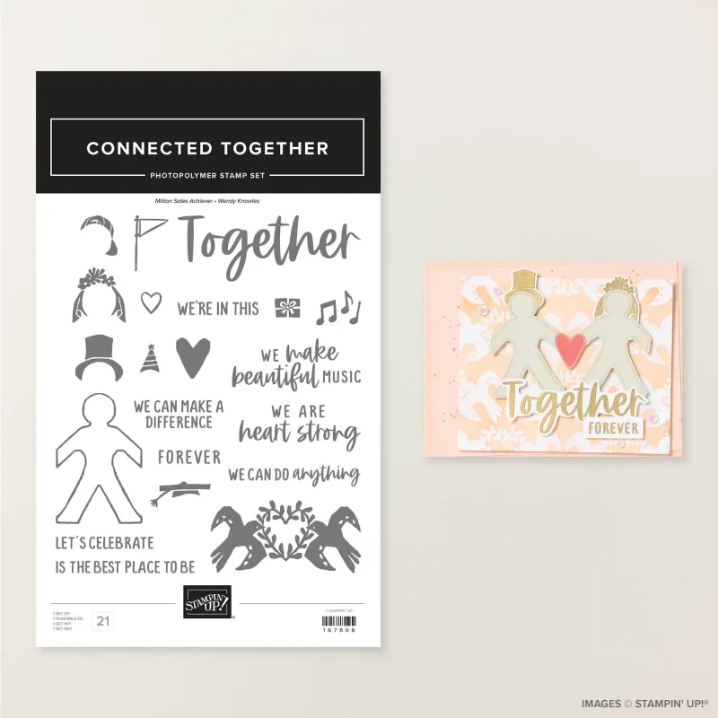 Connected Together Photopolymer Stamp Set (English)