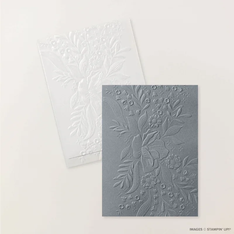 Floral Spray 3D Embossing Folder