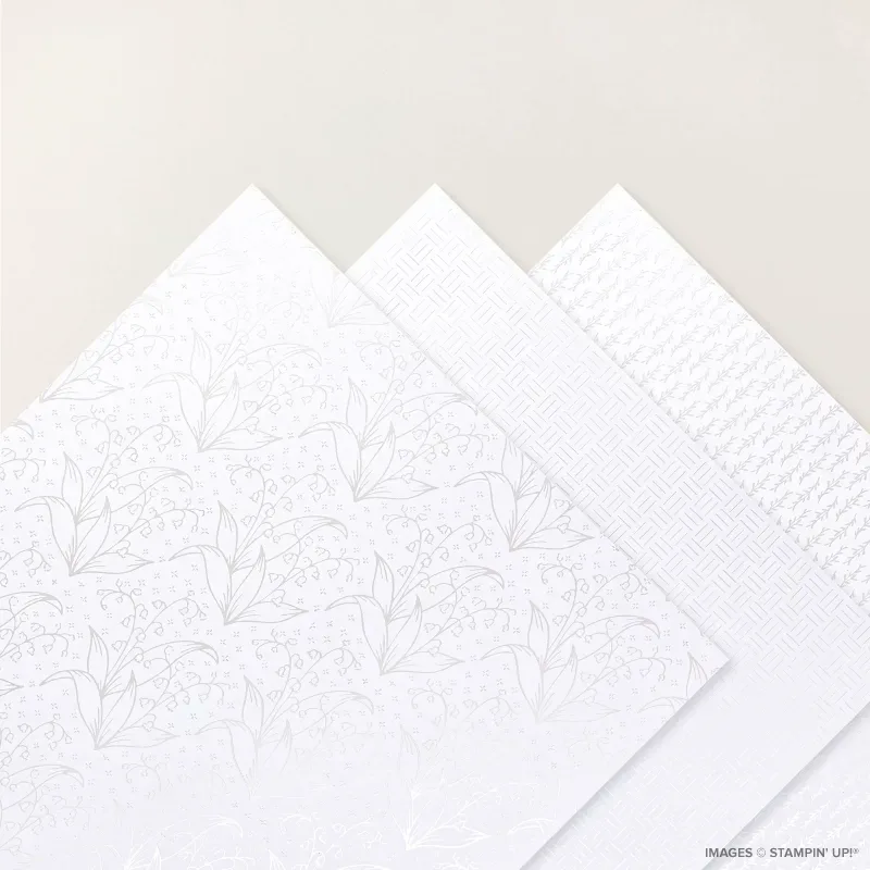 Luxe White 12" x 12" Specialty Designer Series Paper