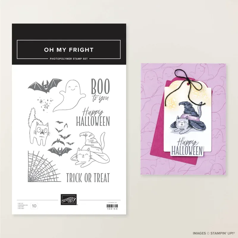 Oh My Fright Photopolymer Stamp Set (English)