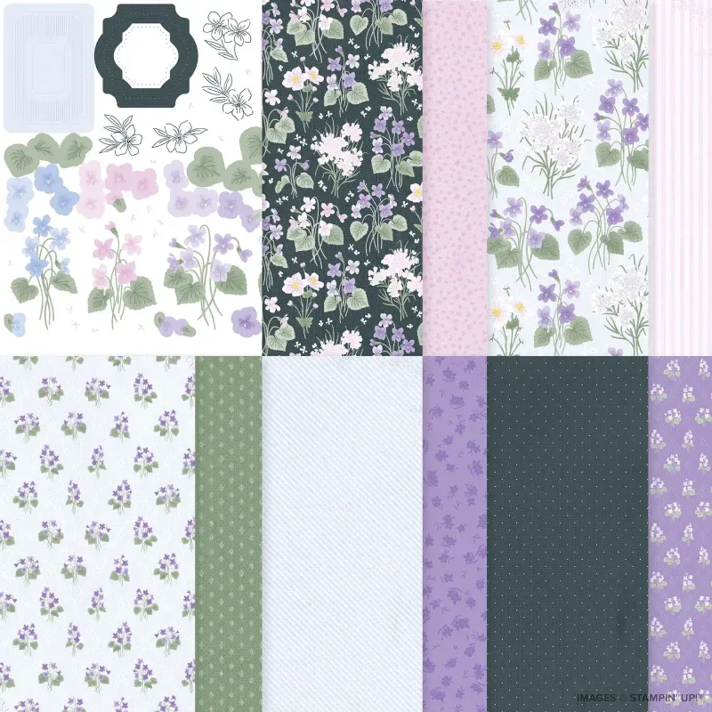 Violet Dreams 12" x 12" Specialty Designer Series Paper