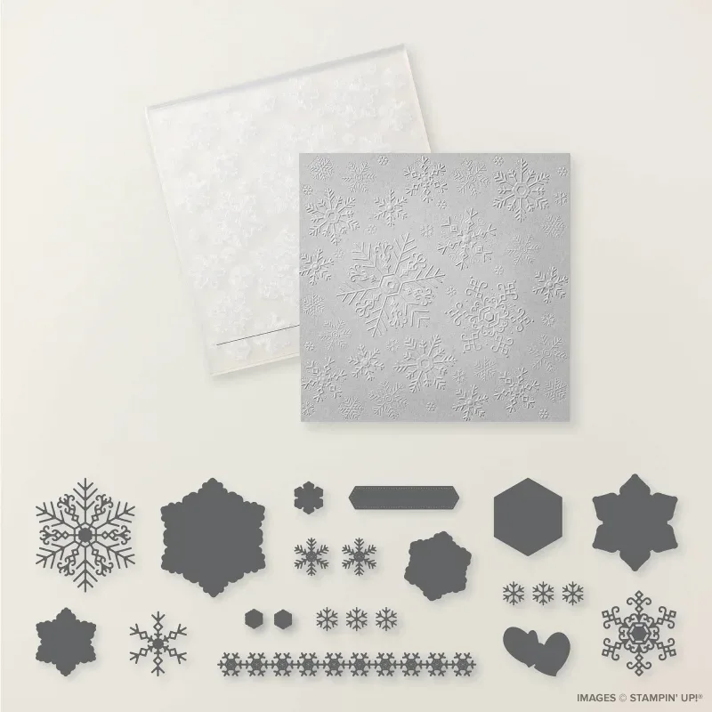 Dreamy Snowflakes Hybrid Embossing Folder