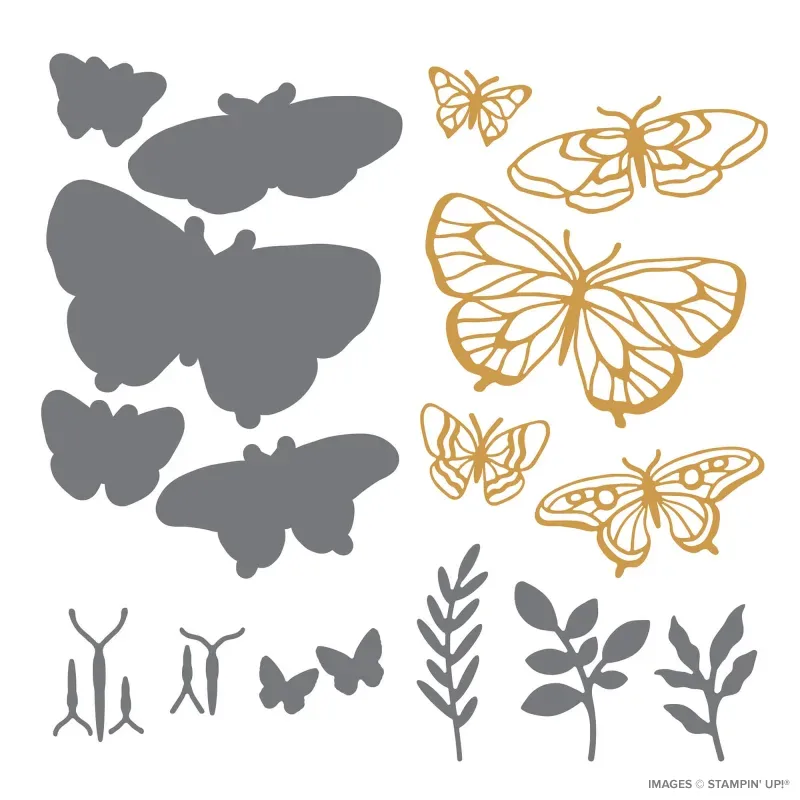 Butterfly Flight Hot Foil Dies