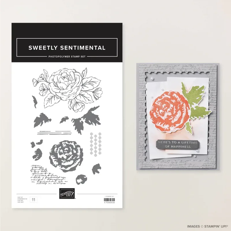 Sweetly Sentimental Photopolymer Stamp Set