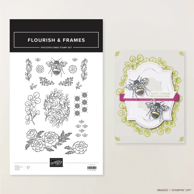Flourish & Frames Photopolymer Stamp Set