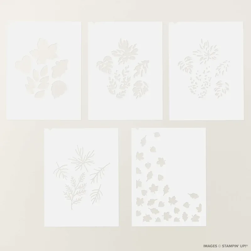 Lustrous Leaves Decorative Masks
